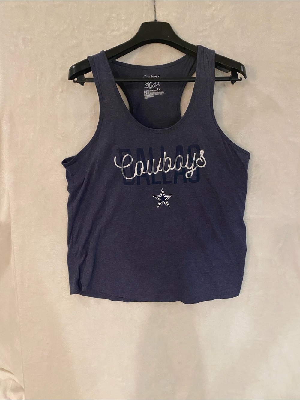 Cowboys Graphic Tank Top - Navy